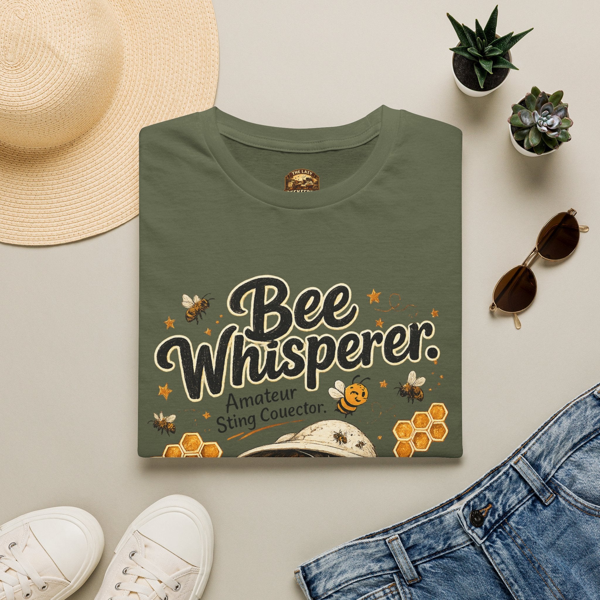 Bee Whisperer T-Shirt — Amateur Sting Conductor Beekeeper Tee