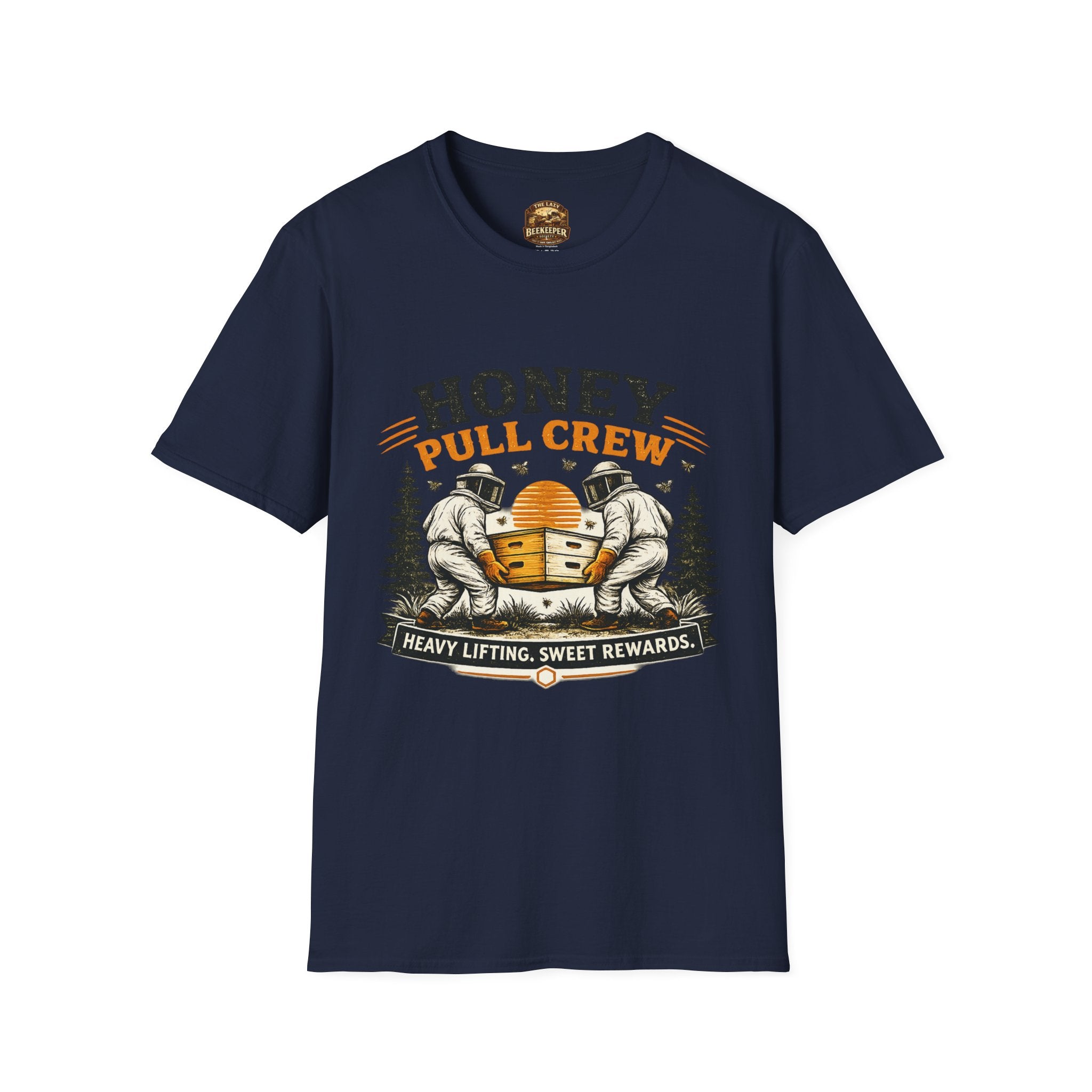 Honey Pull Crew T-Shirt – Imker-Crew-T-Shirt („Honey Pull Crew“)