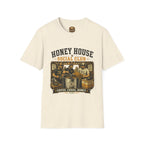 Honey House Social Club T-Shirt — Vintage Coffee & Honey Café Tee