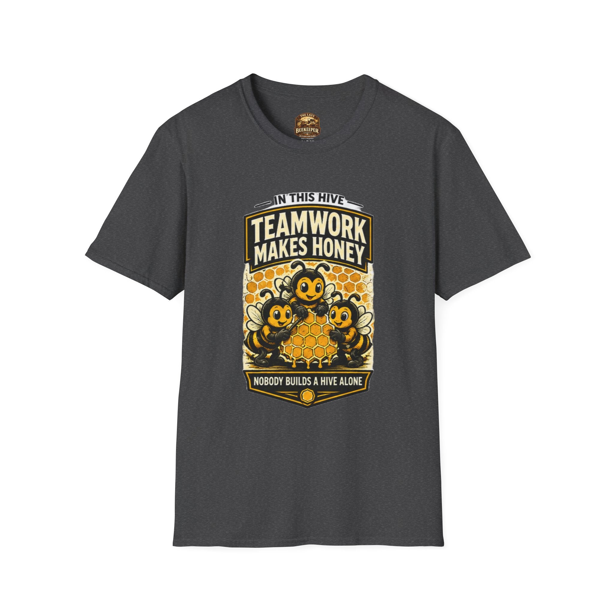 Teamwork Makes Honey T-Shirt — "In This Hive" Bee Graphic Tee