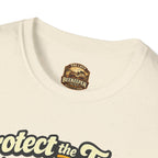 Protect the Tiny Bee T-Shirt — Ernte Retten Blumen-Grafik-T-Shirt