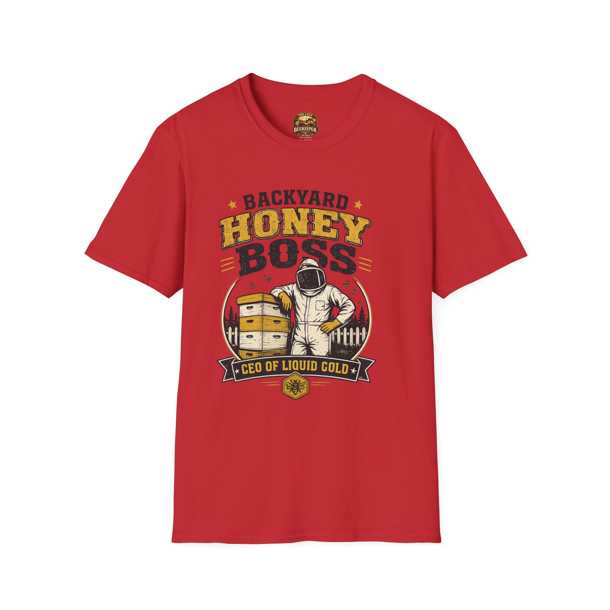 Backyard Honey Boss T-Shirt — Beekeeper Apiary Shirt