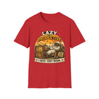 Faul, aber produktiv T-Shirt — Ich ruh' mich aus, die anderen arbeiten Retro Graphic Tee