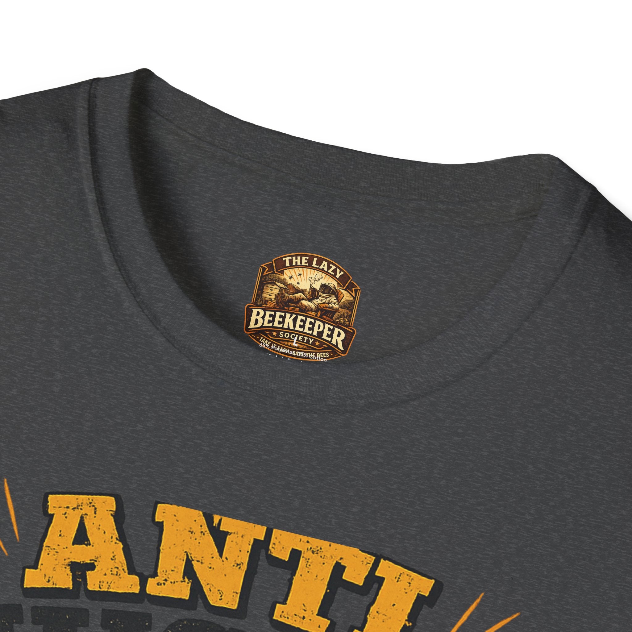 Beekeeper T-Shirt — “Anti Hustle” Embrace Honey Vintage Graphic Tee