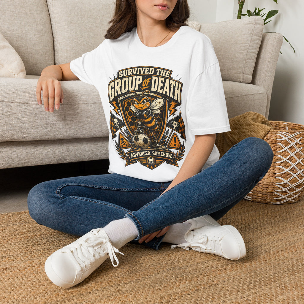Group of Death Survivor T-Shirt — 'Survived the Group of Death' Soccer Tournament Shirt