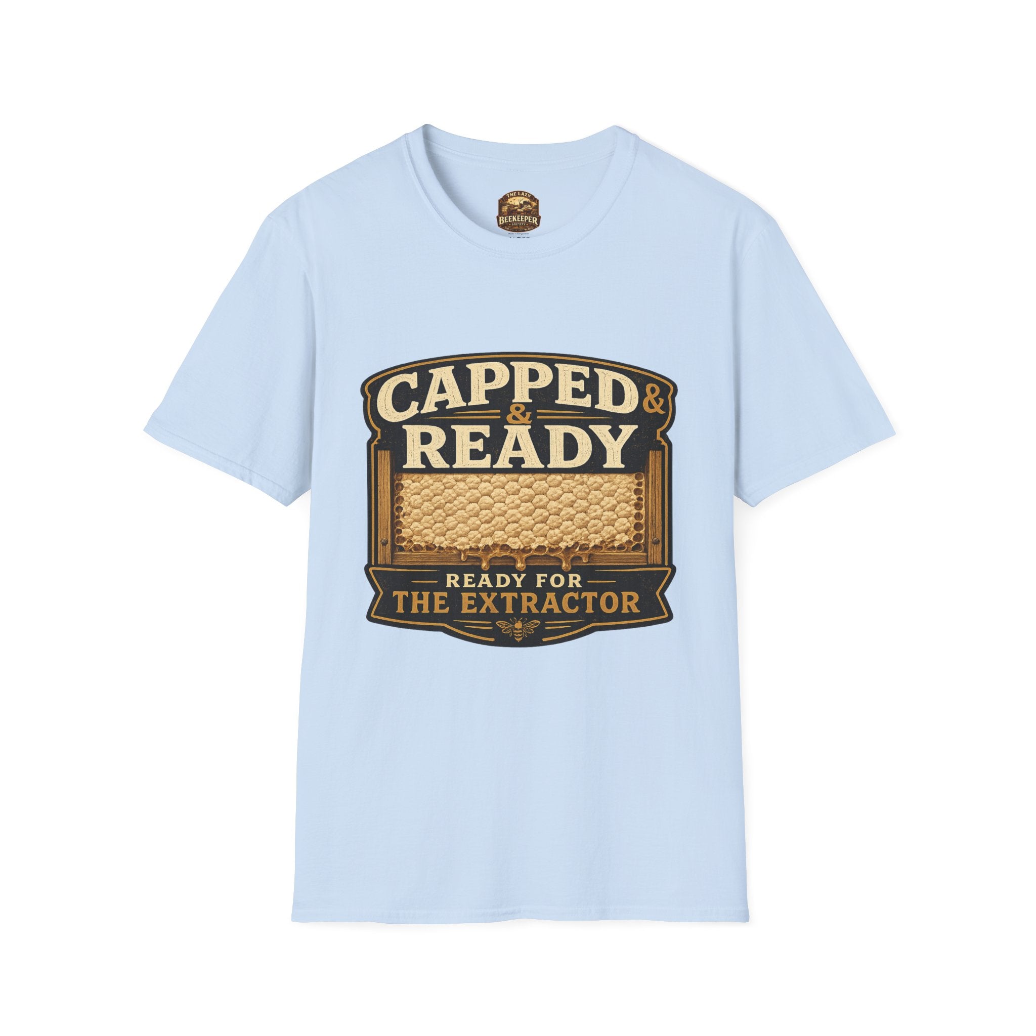 Capped & Ready T-Shirt — "Ready for the Extractor" Cannabis Vibe Tee