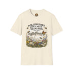 T-Shirt — „Bestäuber brauchen keine Slogans, sie brauchen Wildblumen“ Öko Garten T-Shirt
