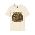 Honey Season Never Sleeps T-Shirt — Beekeeper Vintage Graphic Tee