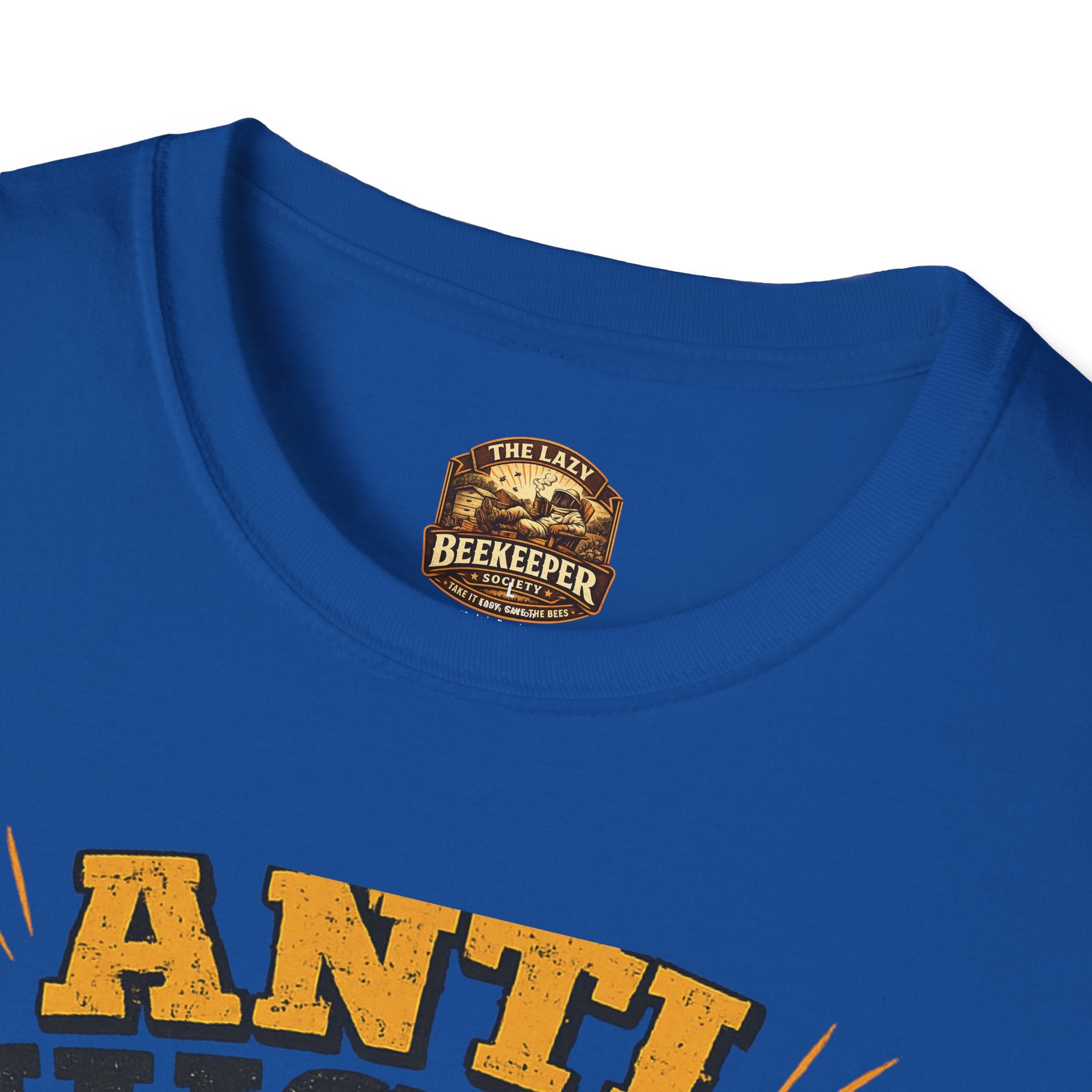 Beekeeper T-Shirt — “Anti Hustle” Embrace Honey Vintage Graphic Tee