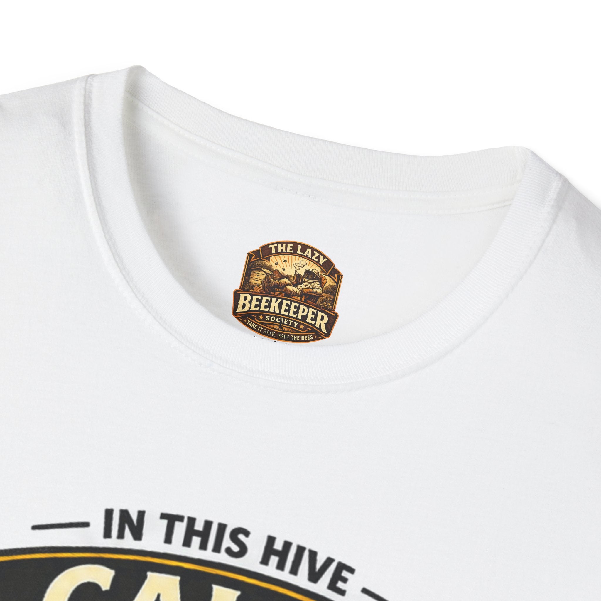 Calm in the Swarm T-Shirt — Bee Hive Calmness Graphic Tee