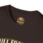 T-Shirt „Pull Frames Drink Coffee“ – Imker Kaffee & Waben Grafik-T-Shirt