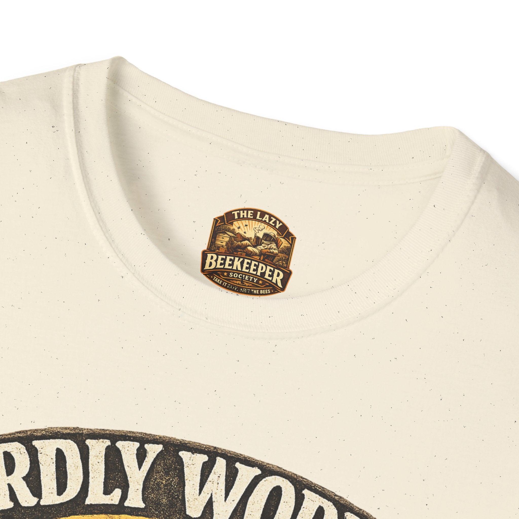 Hardly Working Bee T-Shirt — Vintage Bee Graphic Tee