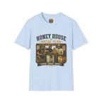 Honey House Social Club T-Shirt — Vintage Coffee & Honey Café Tee