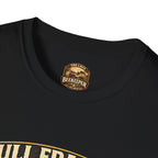 T-Shirt „Pull Frames Drink Coffee“ – Imker Kaffee & Waben Grafik-T-Shirt