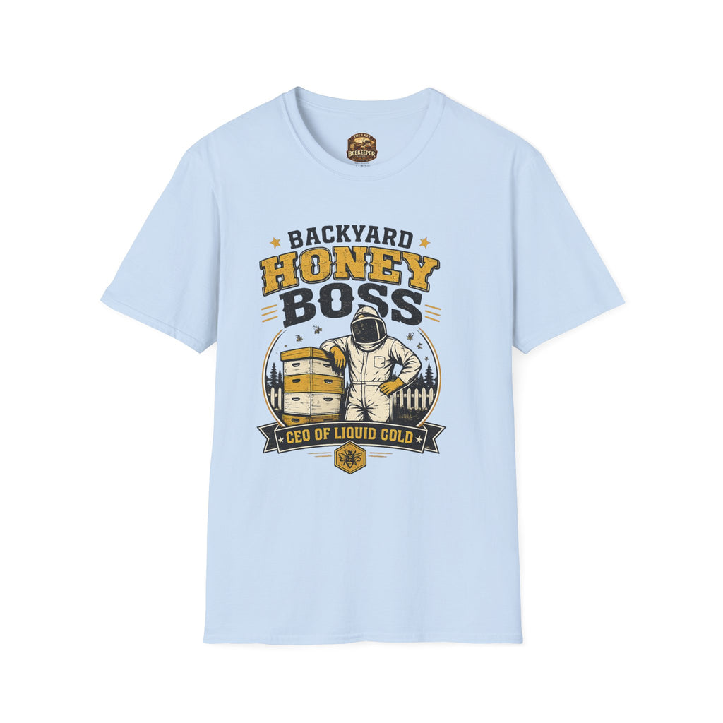 Backyard Honey Boss T-Shirt — Beekeeper Apiary Shirt
