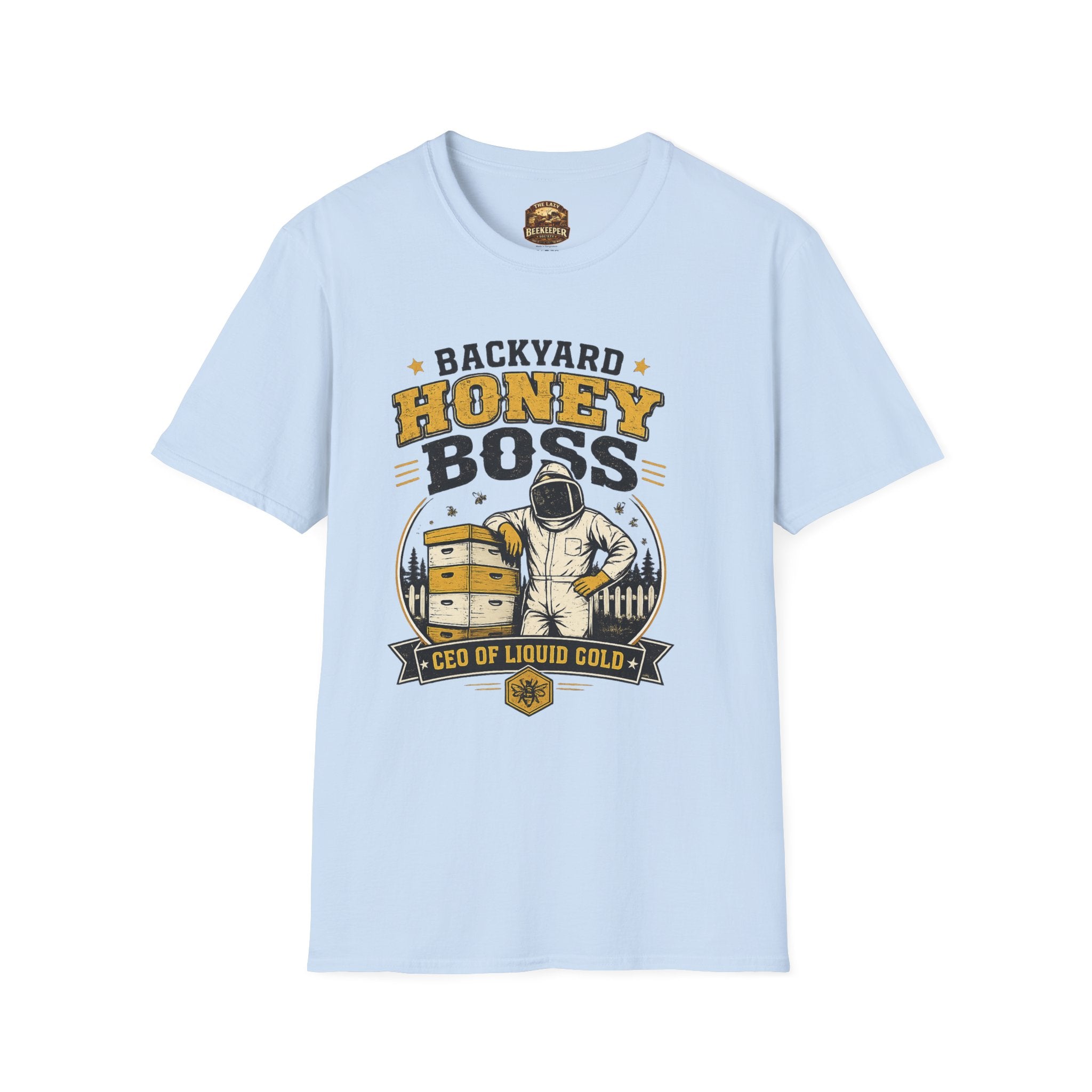Backyard Honey Boss T-Shirt — Beekeeper Apiary Shirt
