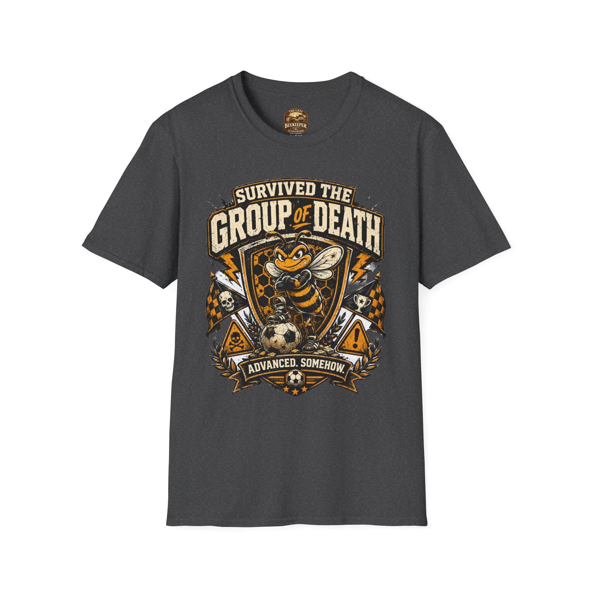 Group of Death Survivor T-Shirt — 'Survived the Group of Death' Soccer Tournament Shirt