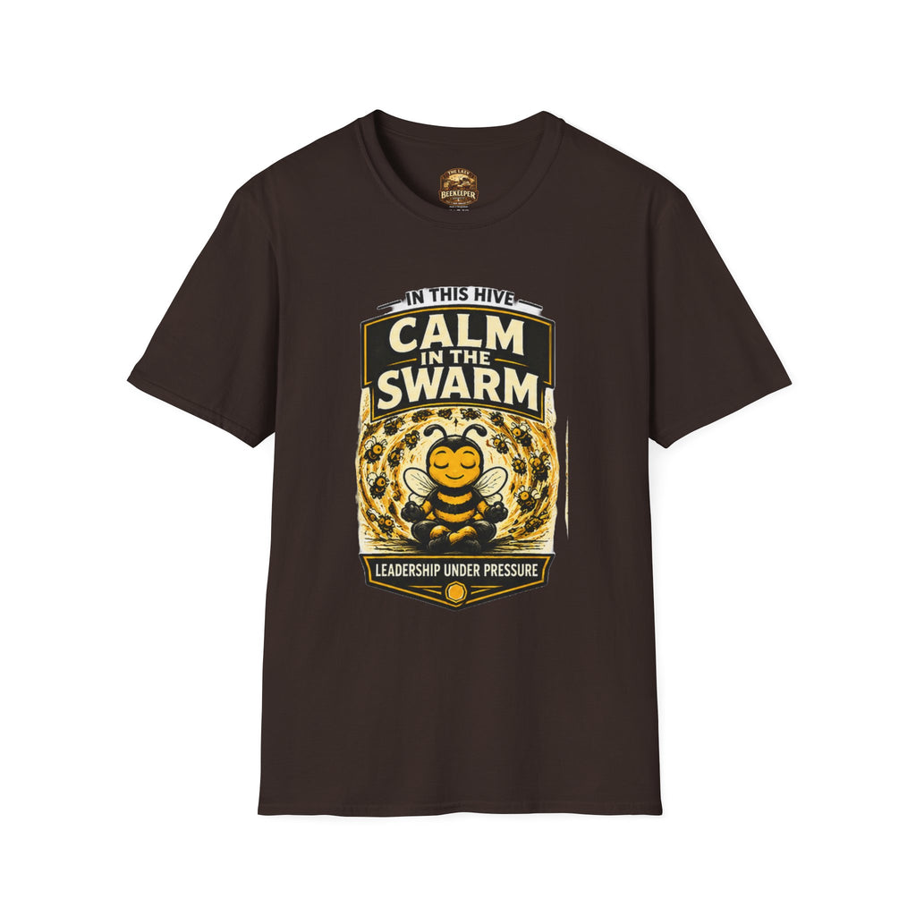 Calm in the Swarm T-Shirt — Bee Hive Calmness Graphic Tee