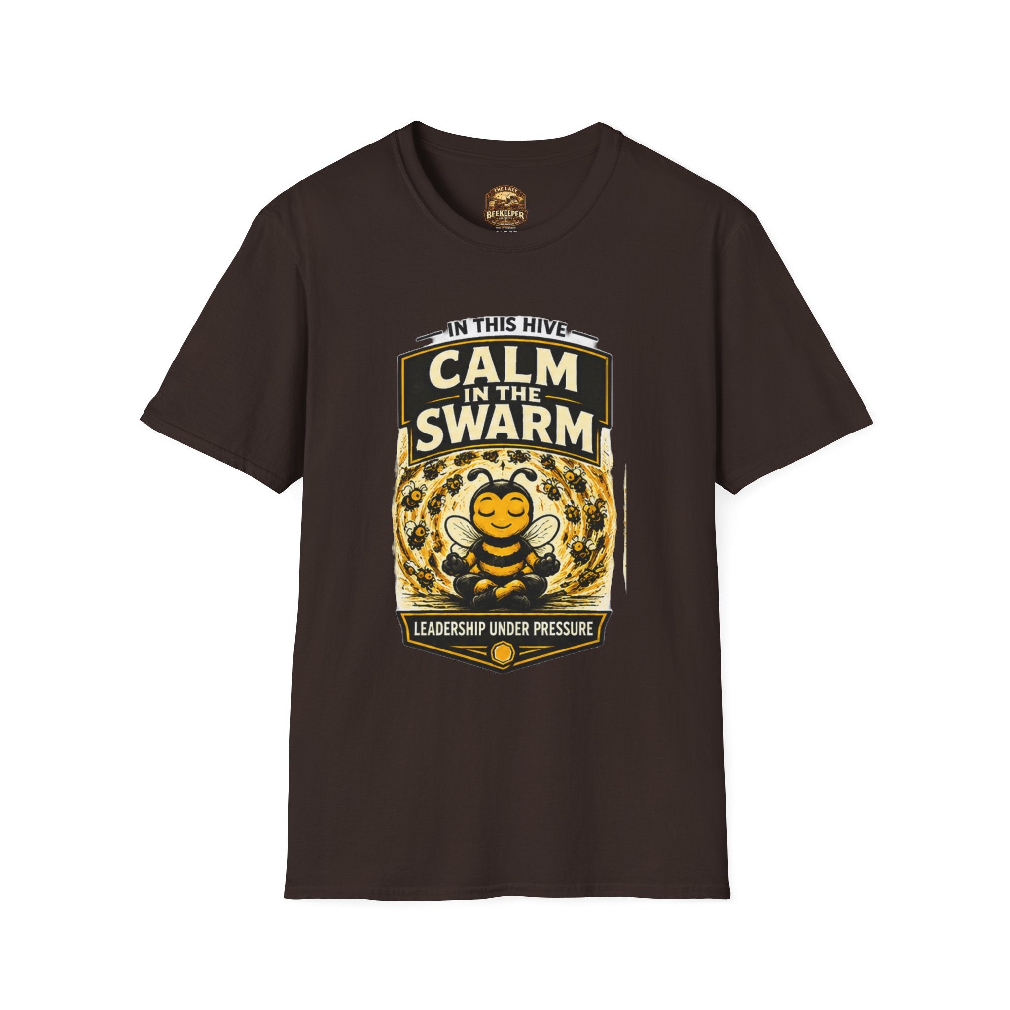 Calm in the Swarm T-Shirt — Bee Hive Calmness Graphic Tee