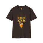 T-Shirt "Flüssiges Gold" – Grafik-T-Shirt "Roher Honig aus der Region"