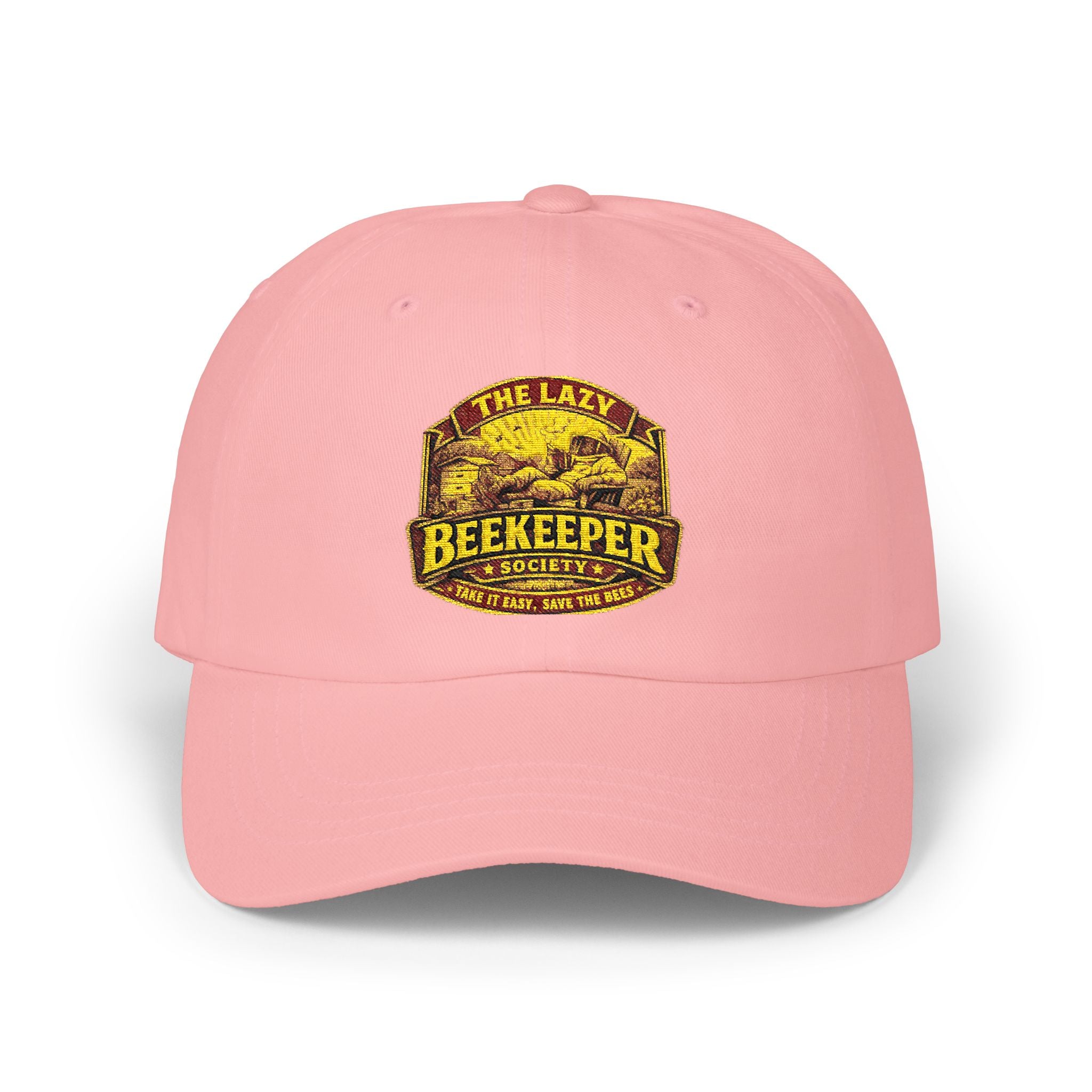 Beekeeper Dad Cap – Retro 'Lazy Beekeeper' Embroidered Baseball Hat