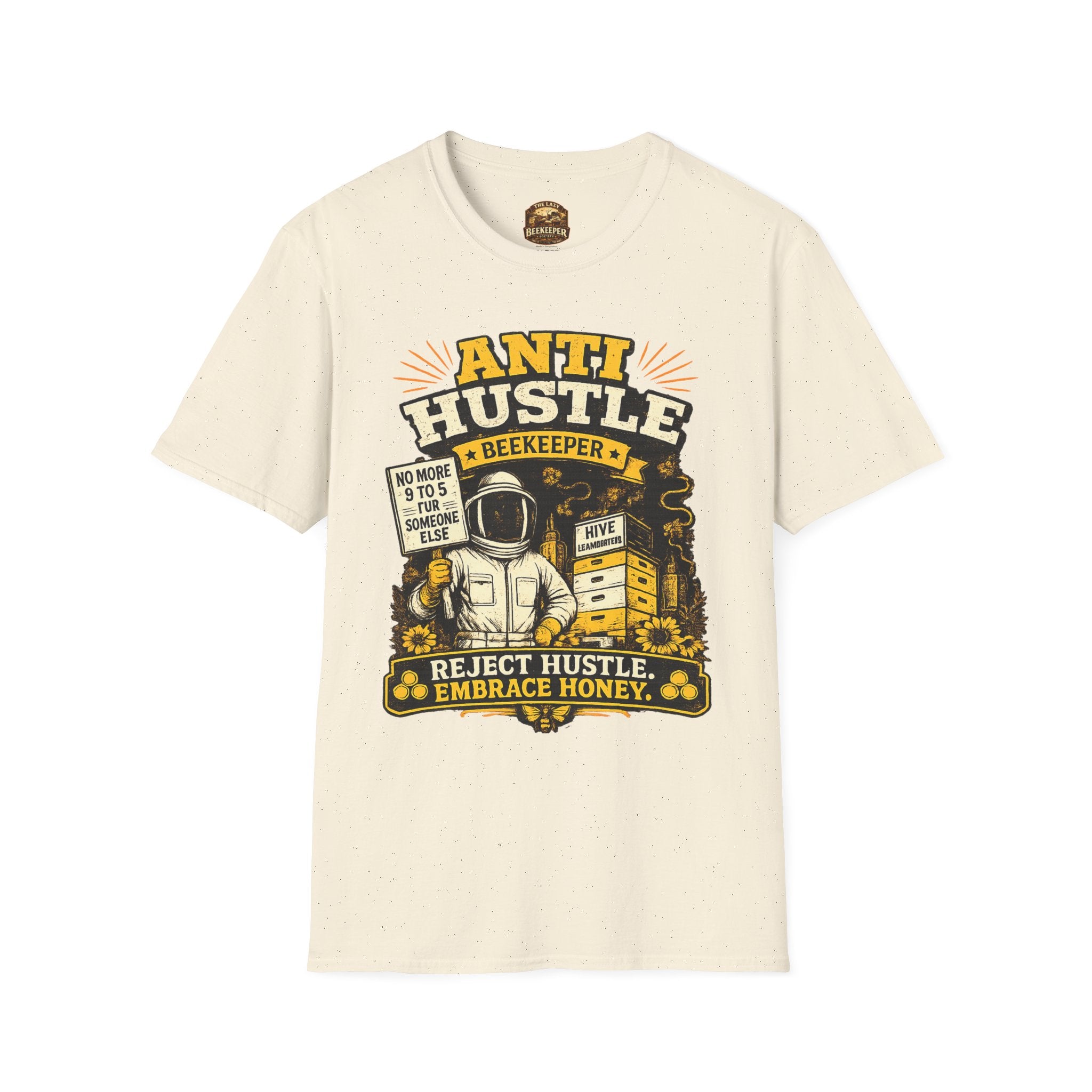 Anti-Hustle Imker T-Shirt – Schluss mit dem Stress, her mit dem Honig Grafik-T-Shirt