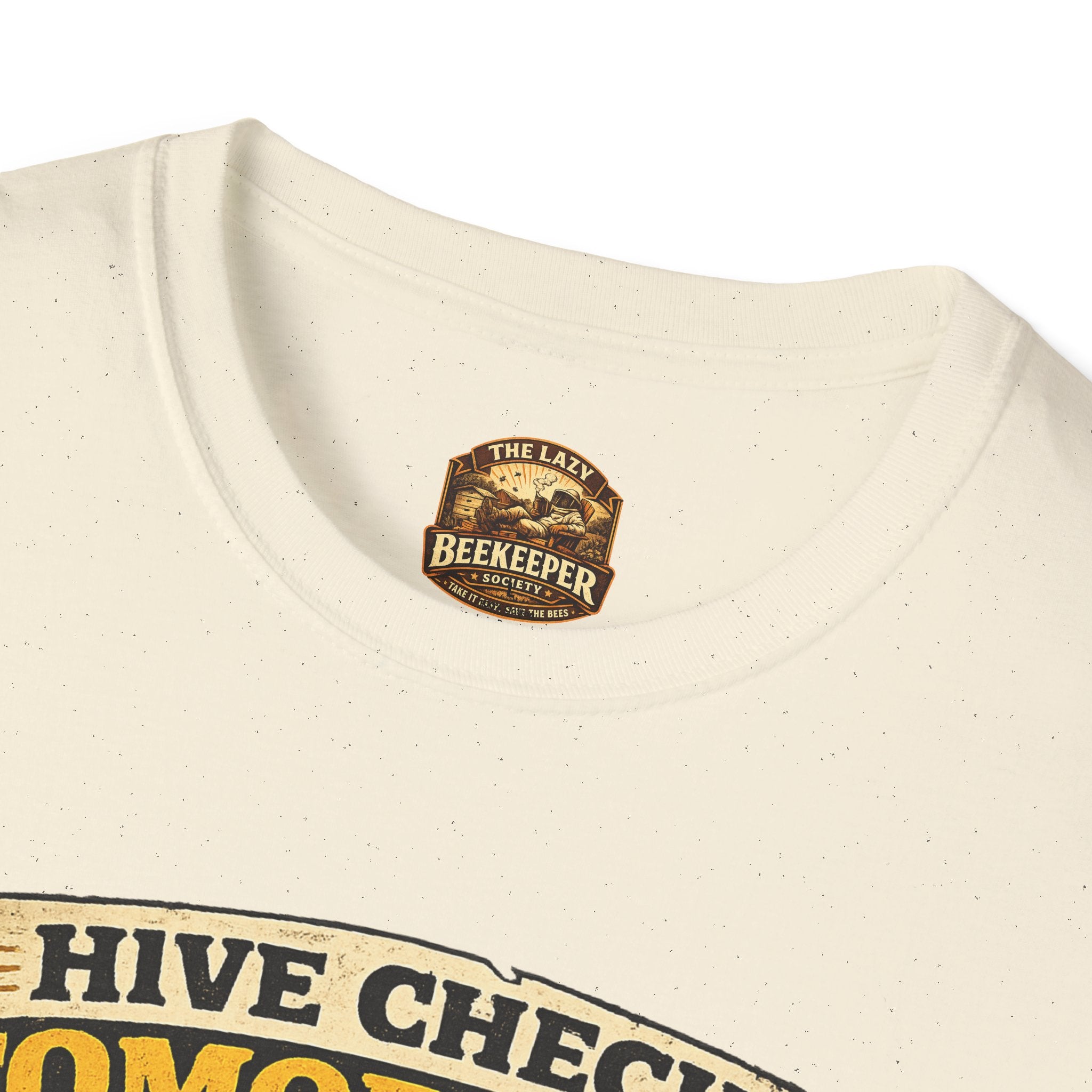 Bienenstock-Kontrolle morgen T-Shirt — Imker-Humor To-Do-Liste Tee