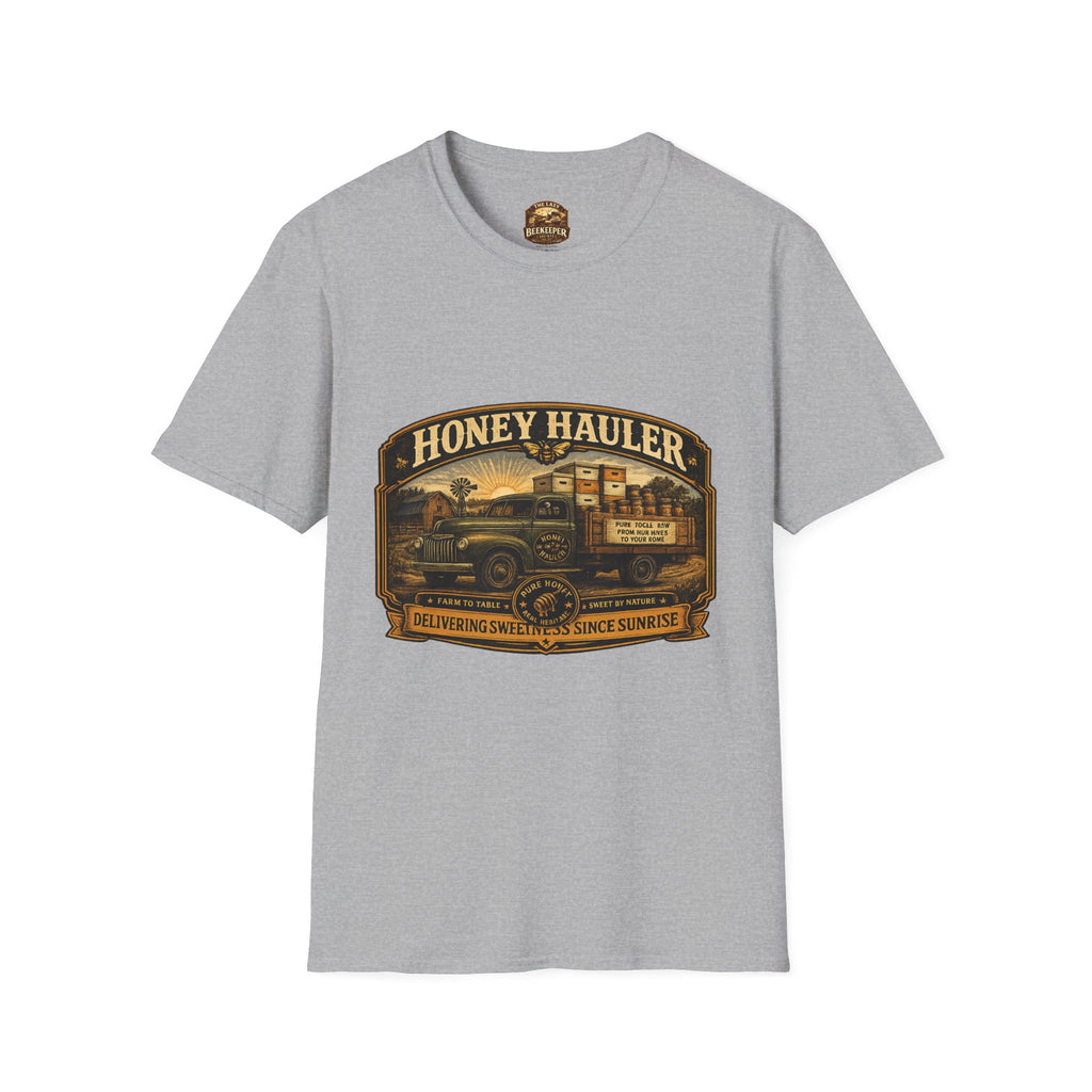 Honey Hauler Vintage Truck T-Shirt — Beekeeper Honey Harvest Tee