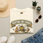T-Shirt — "Rooting for Chaos" Bee Graphic Tee (That the Bracket Burn)