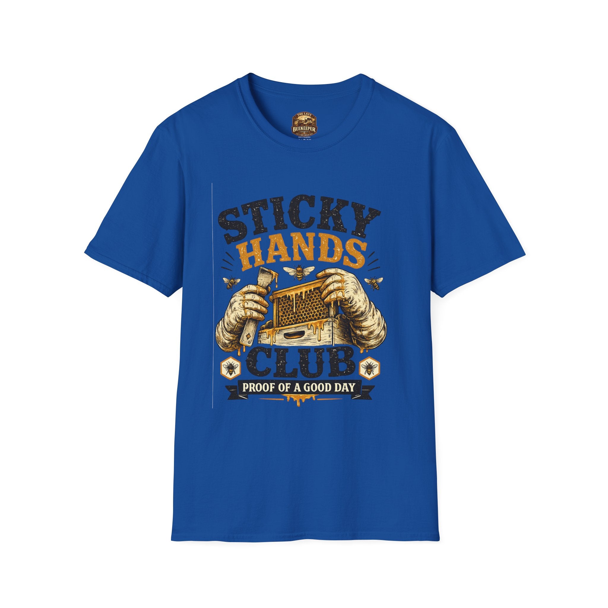 Sticky Hands Club T-Shirt — Imker Honigliebhaber T-Shirt