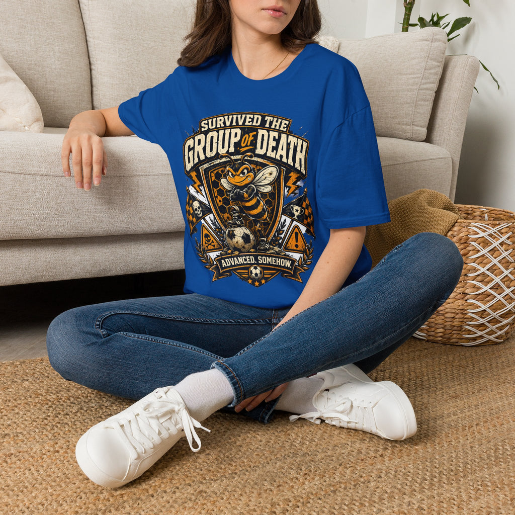 Group of Death Survivor T-Shirt — 'Survived the Group of Death' Soccer Tournament Shirt