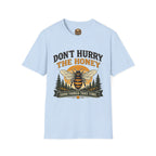 Don't Hurry The Honey T-Shirt — Retro Bienen-Grafik-T-Shirt (Gut Ding will Weile haben)