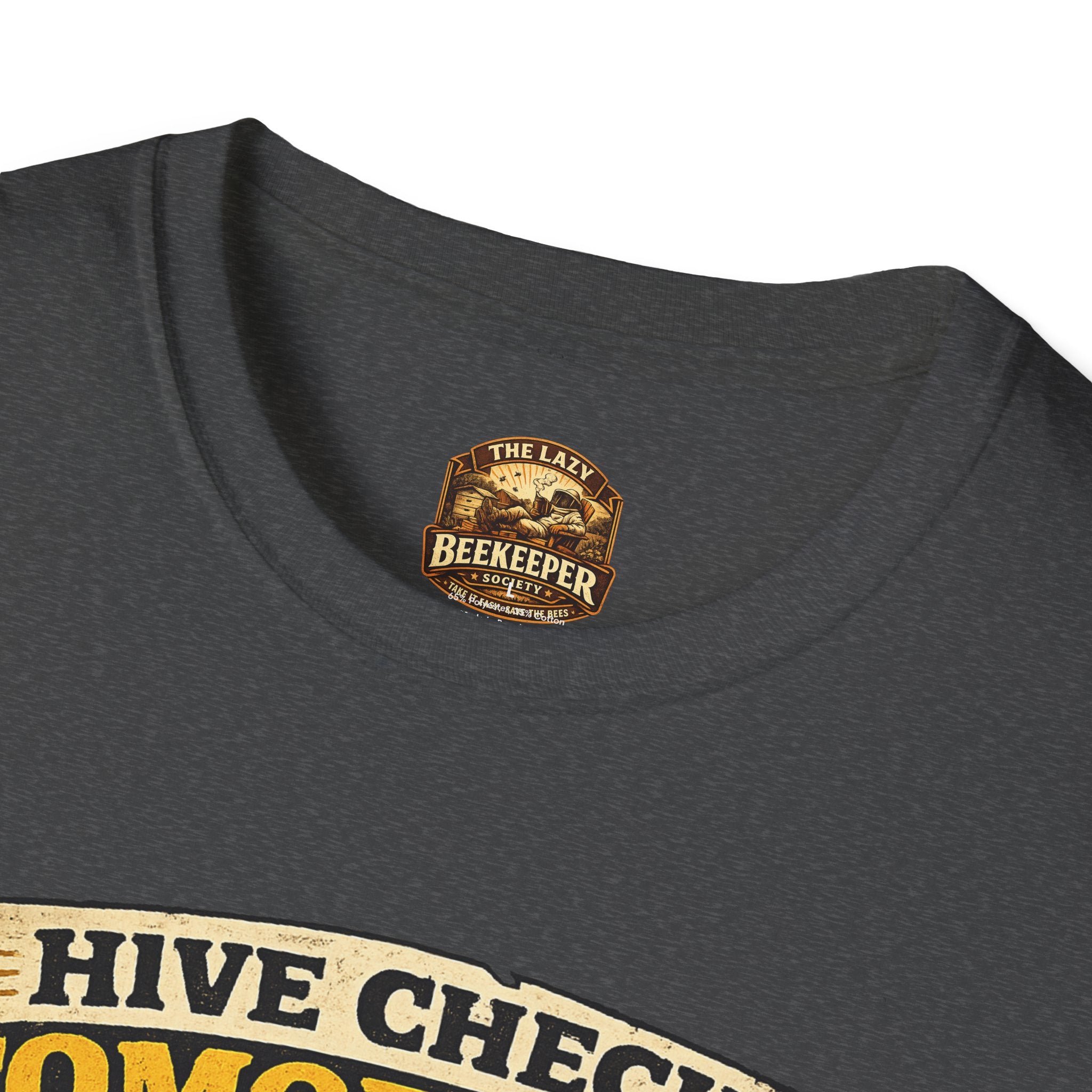 T-Shirt — "Hive Check Tomorrow" Bee To-Do List Vintage Graphic