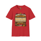 Honigernte-Vorhersage T-Shirt – Imker-Wettergrafik im Vintage-Stil