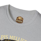 Bienenschutz-T-Shirt — „Apis Mellifera: Kleine Flügel, große Zukunft“ Öko-Natur-T-Shirt