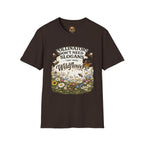 T-Shirt — „Bestäuber brauchen keine Slogans, sie brauchen Wildblumen“ Öko Garten T-Shirt