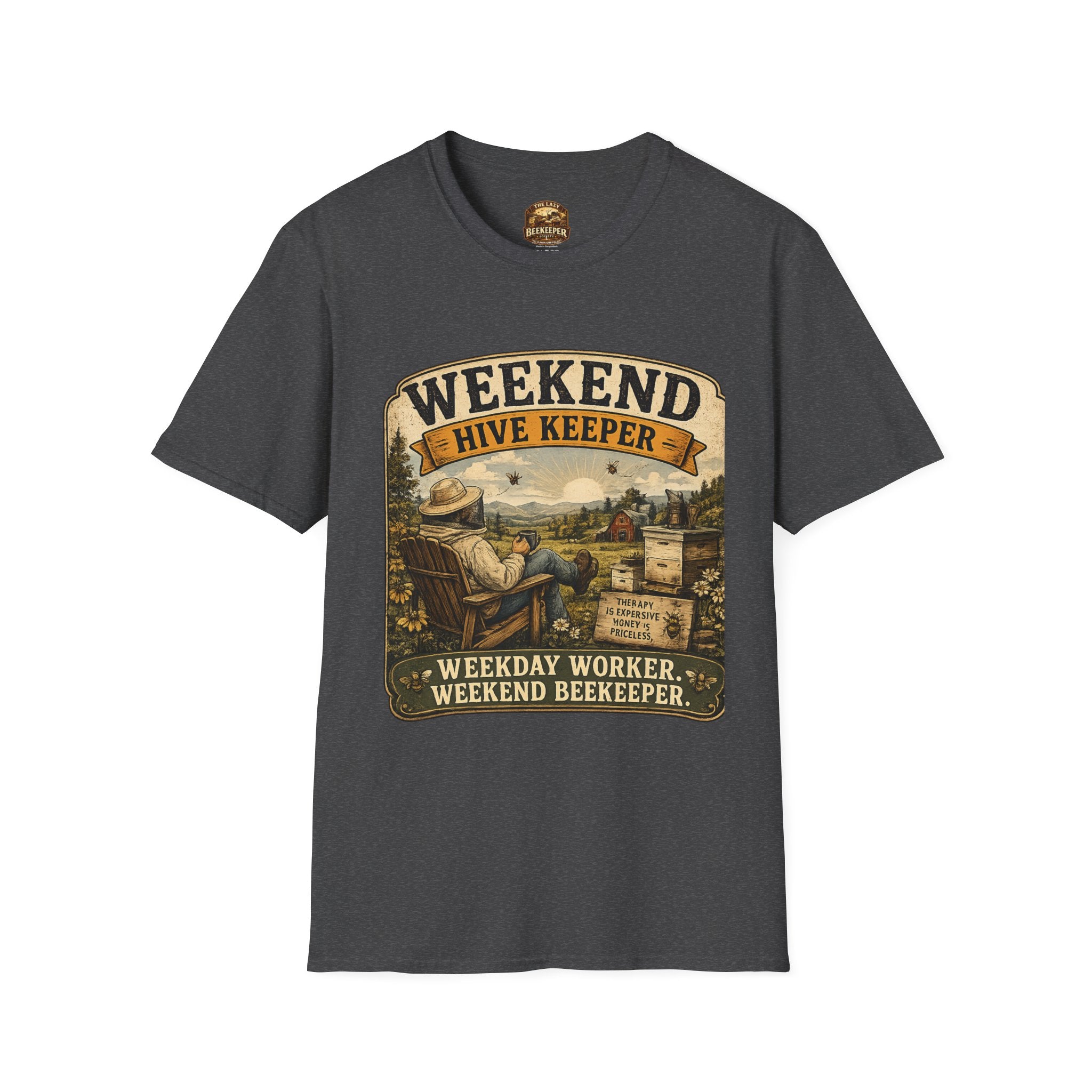 Imker-T-Shirt für das Wochenende – Vintage-T-Shirt für Wochenend-Imker