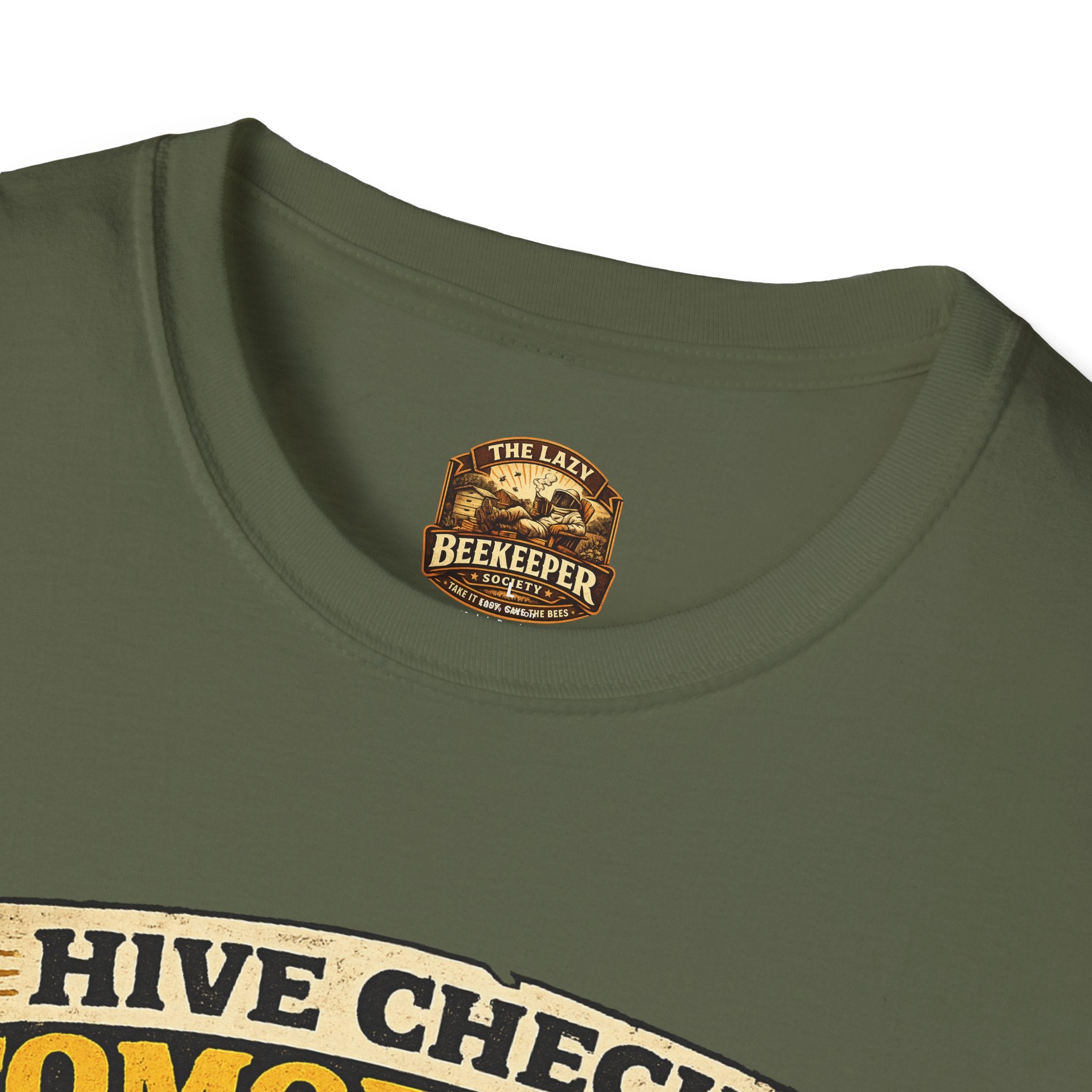 T-Shirt — "Hive Check Tomorrow" Bee To-Do List Vintage Graphic