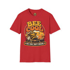 Bee Cool T‑Shirt — Vintage Retro Bee Graphic (“Bee Cool, Don’t Swarm”)