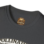 T-Shirt — „Bestäuber brauchen keine Slogans, sie brauchen Wildblumen“ Öko Garten T-Shirt