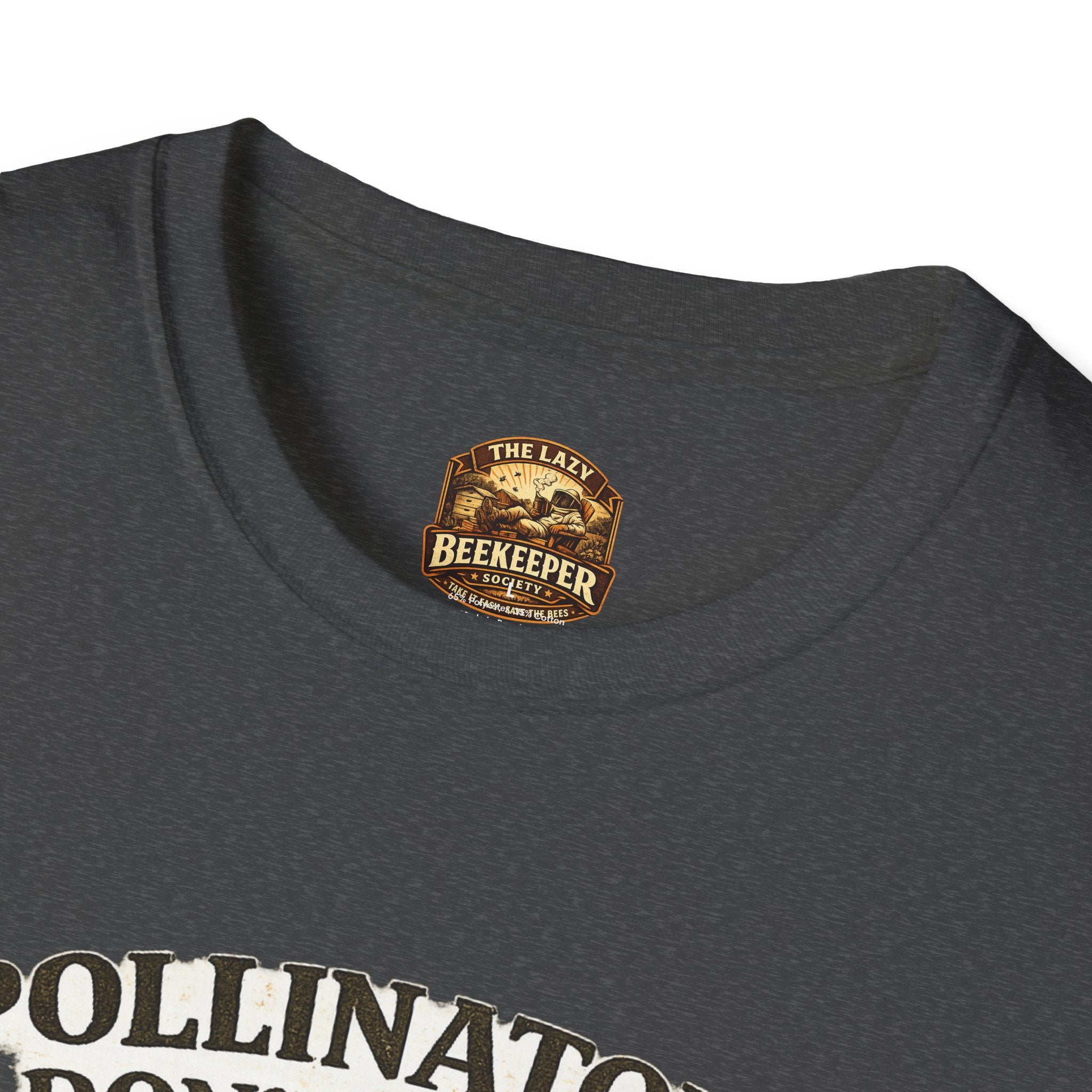 T-Shirt — "Pollinators Don't Need Slogans, They Need Wildflowers" Eco Garden Tee