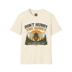 Don't Hurry The Honey T-Shirt — Retro Bienen-Grafik-T-Shirt (Gut Ding will Weile haben)