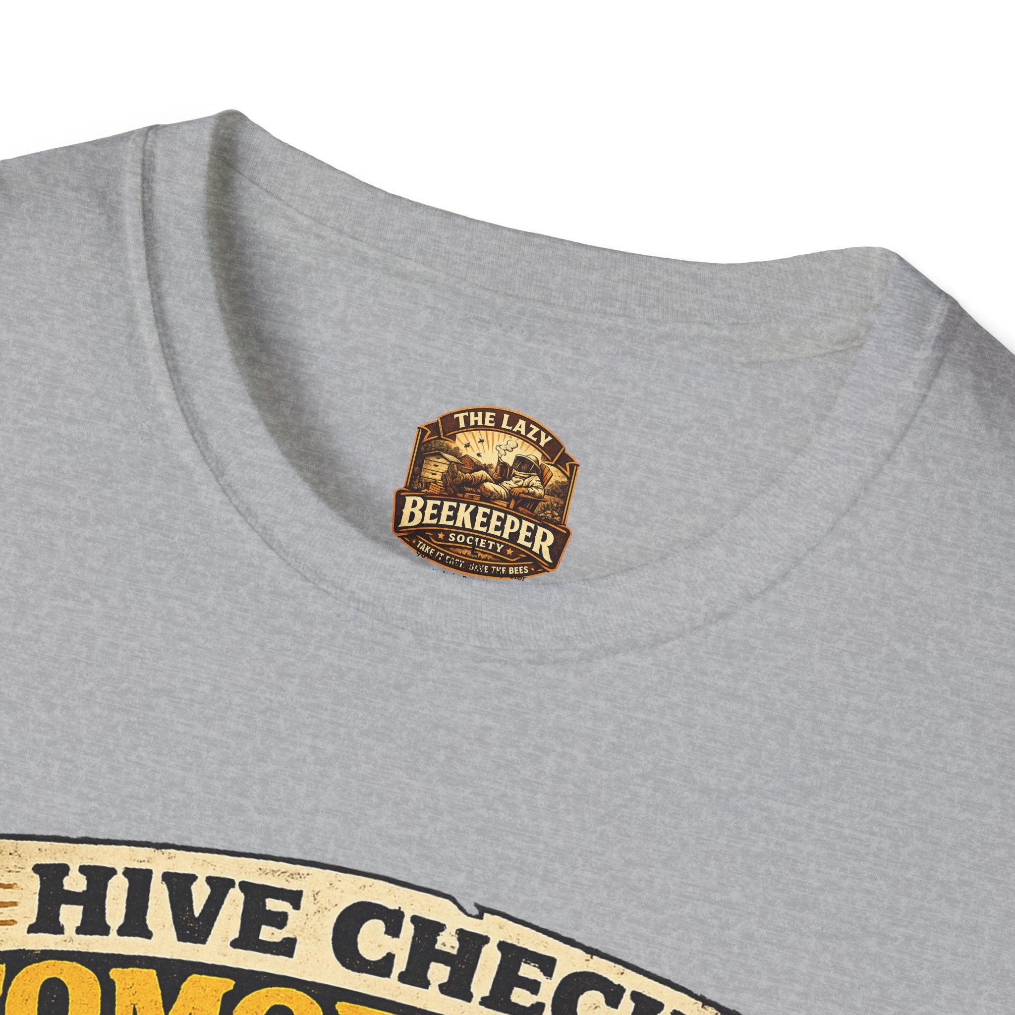 T-Shirt — "Hive Check Tomorrow" Bee To-Do List Vintage Graphic