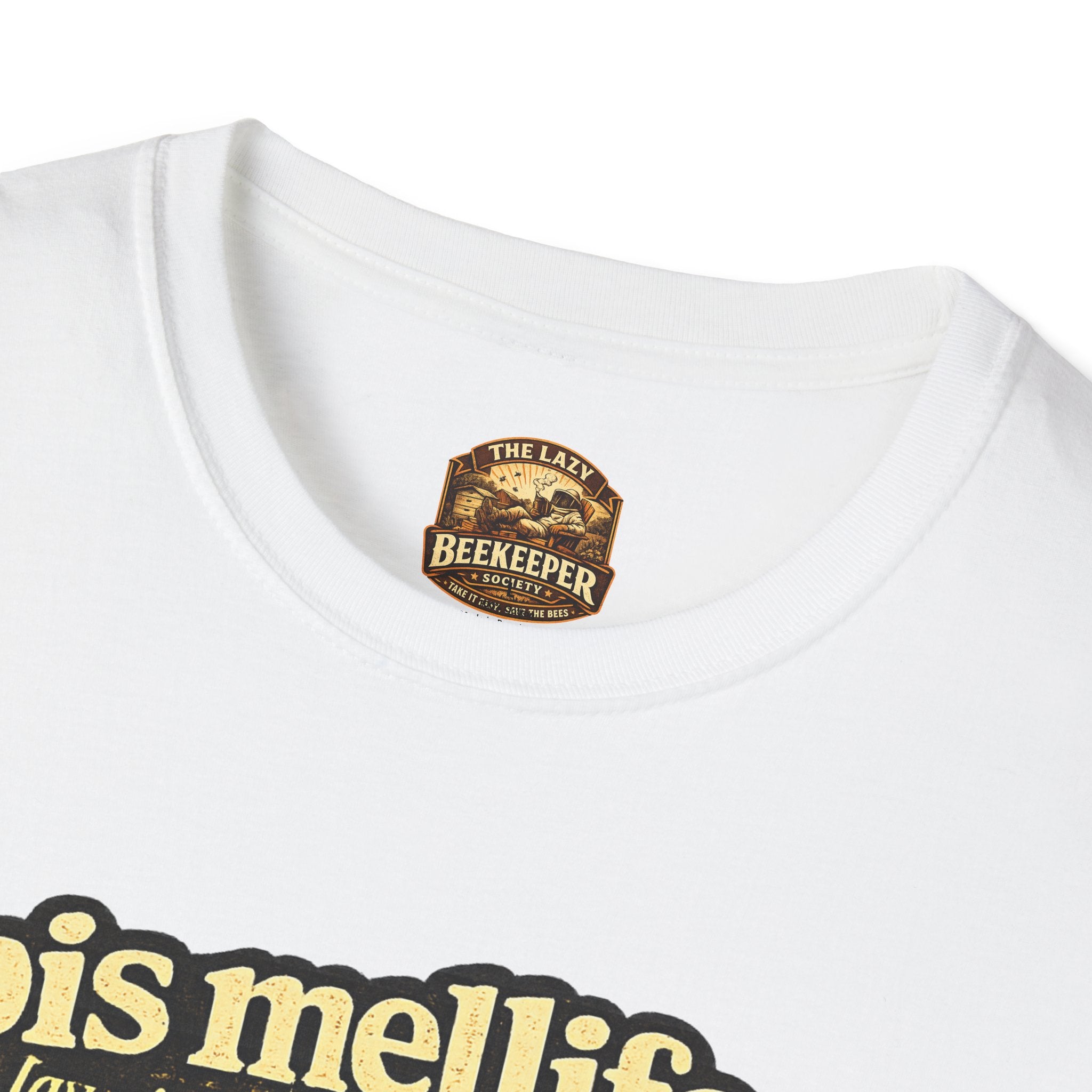 Apis Mellifera Bee Definition T-Shirt — Honey Bee Illustration & Conservation Quote