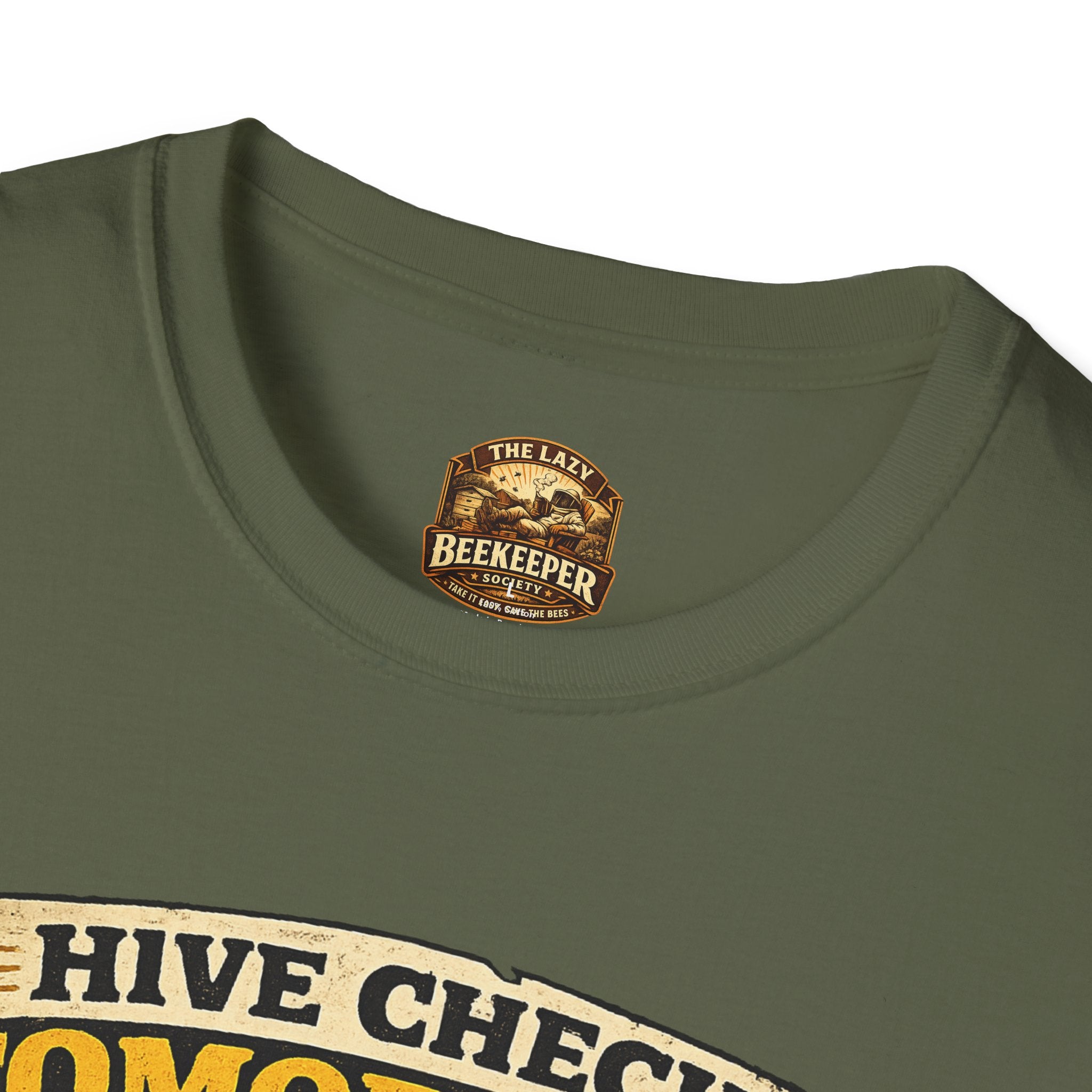 Bienenstock-Kontrolle morgen T-Shirt — Imker-Humor To-Do-Liste Tee