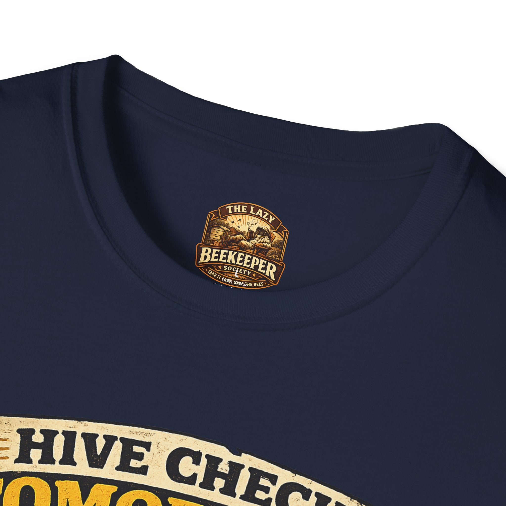 Bienenstock-Kontrolle morgen T-Shirt — Imker-Humor To-Do-Liste Tee