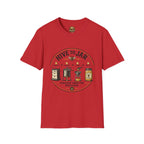 T-Shirt — Grafisches T-Shirt mit Aufschrift „Vom Bienenstock ins Glas“
