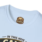 Calm in the Swarm T-Shirt — Bee Hive Calmness Graphic Tee