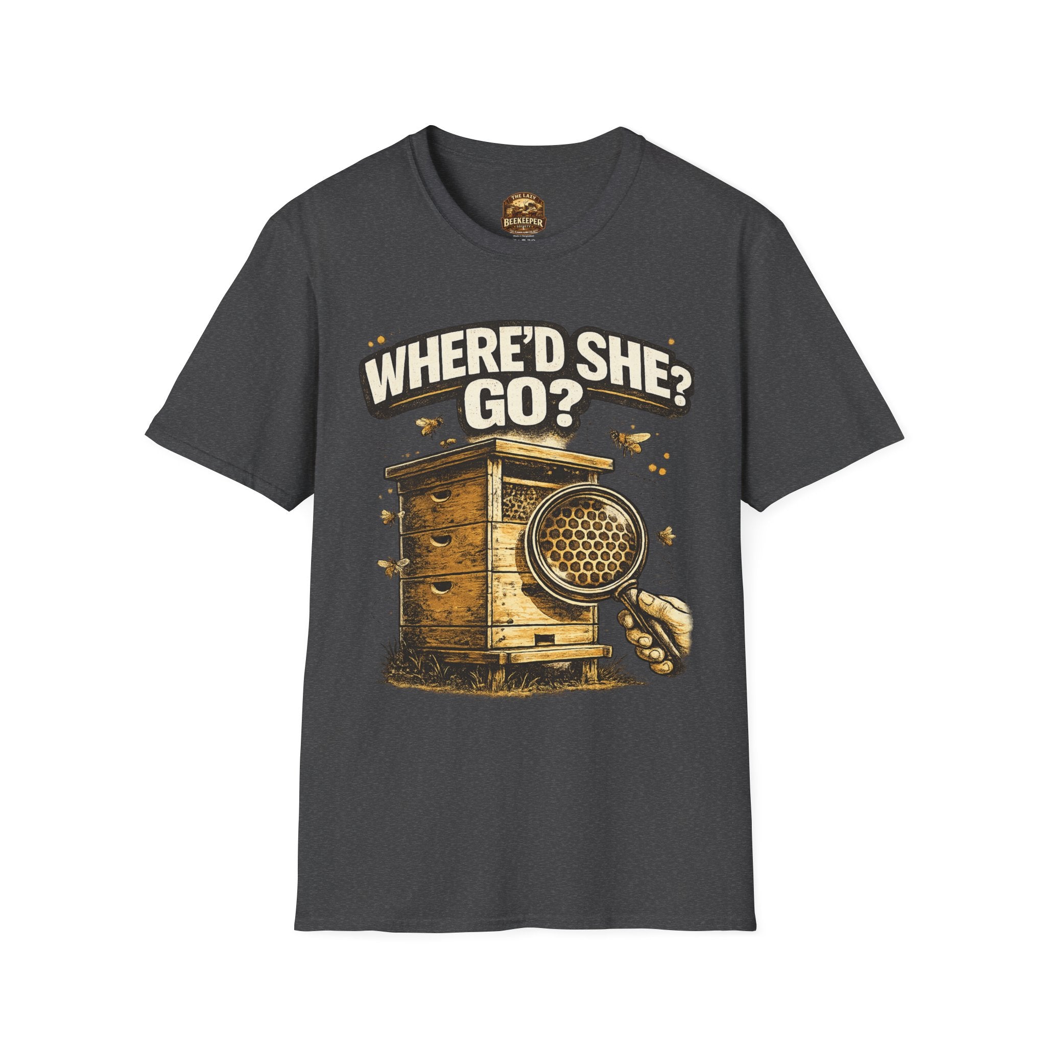 T-Shirt — “Where’d She Go?” Queenless Graphic Tee