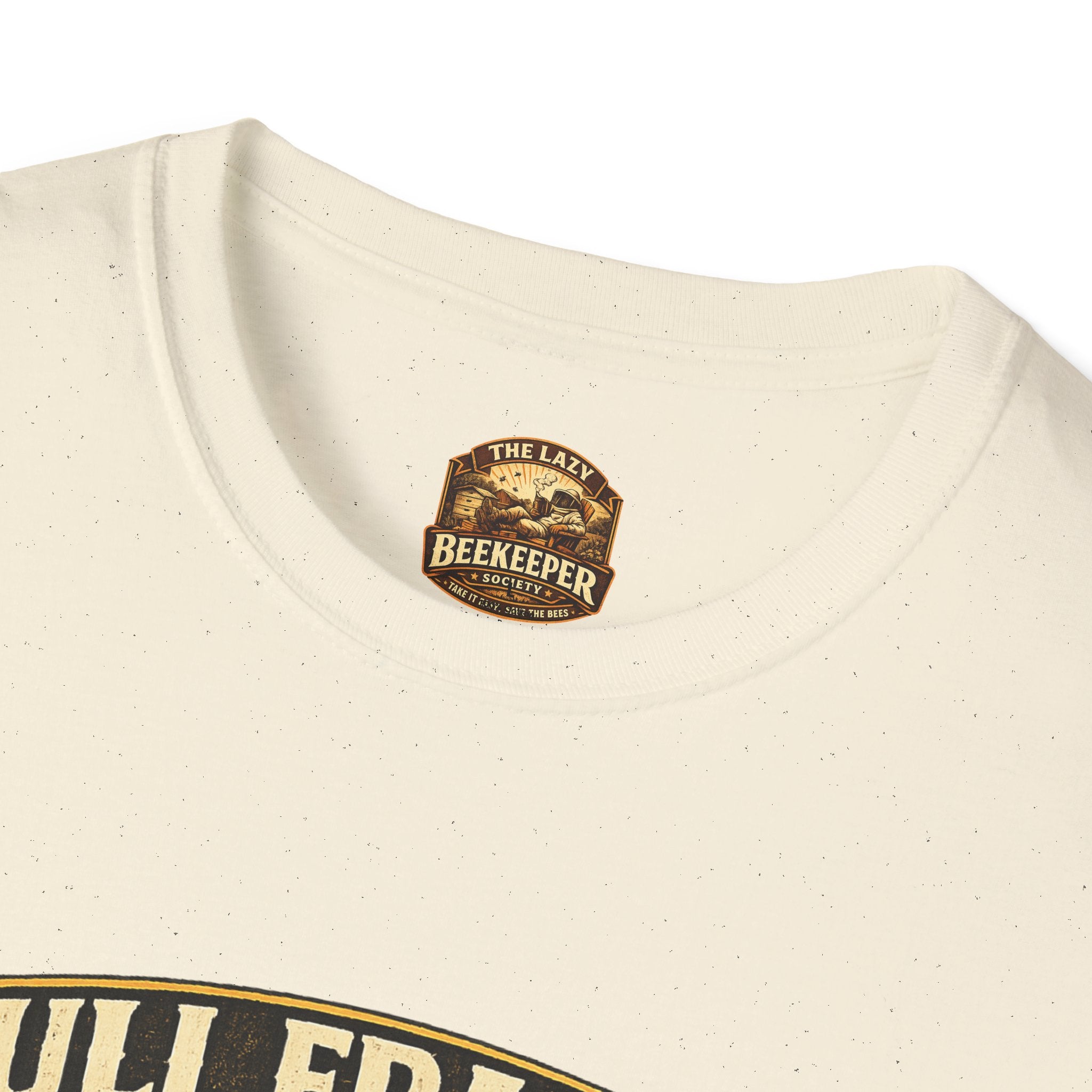 T-Shirt „Pull Frames Drink Coffee“ – Imker Kaffee & Waben Grafik-T-Shirt